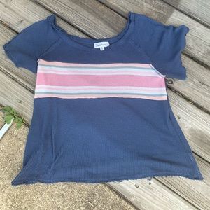 Soft cotton blue shirt